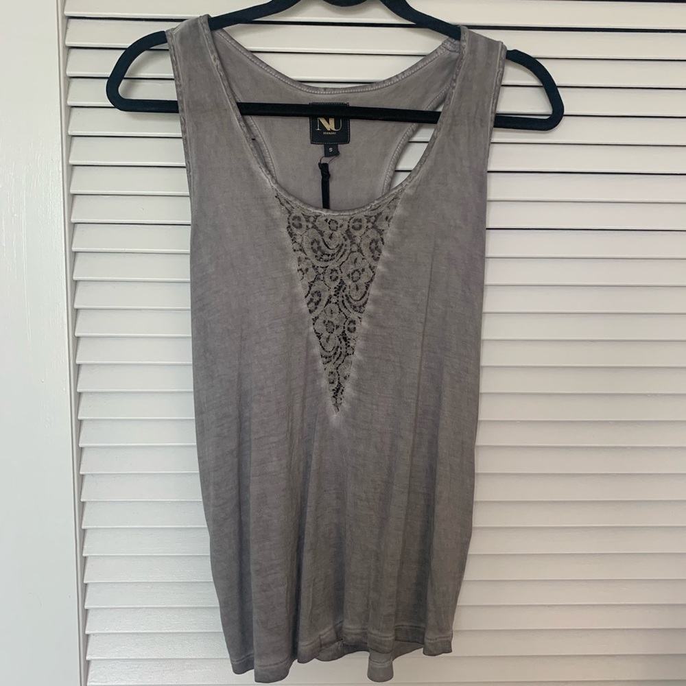 Top with lace detail